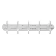Functional upside down storage hanger with traceless hooks for easy access