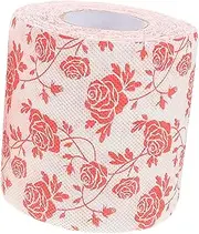 PLAFOPE Elegant Floral Paper Towels Roll of Tissue Paper Crepe for Bathroom Hand Towels Disposable Soft