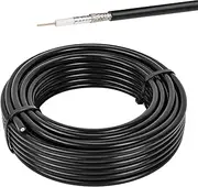 MOOKEERF RG58 Coaxial Cable 30ft, Low Loss Cable RG58 50 Ohm Coax Cable for WiFi/Router Signal Booster Amplifer Extension Cable