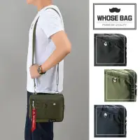 在飛比找momo購物網優惠-【WHOSE BAG】輕量防潑水多功能騎行包側背包 NO.W