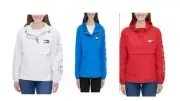 NWT Tommy Hilfiger Ladies 1/4 Zip Windbreaker Hooded Pullover VARIETY!!!