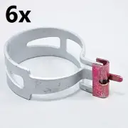 6x NEW Genuine Suzuki Cooling Radiator Rubber Hose SPRING CLAMP CLIP 09401-30405
