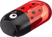 Faber-Castell 183526 Double Sharpener Beetle with Eraser