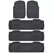 All Weather Rugged Black Non-slip Trimmable SUV Van Floor Mat & Liner 5 pcs (for: Suzuki)