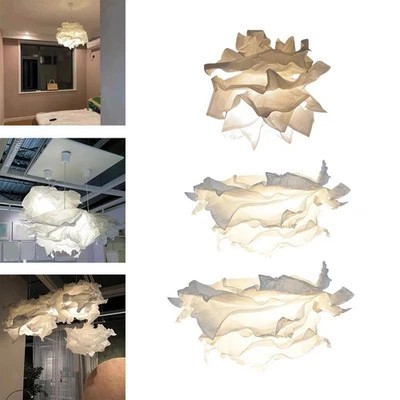 Modern Paper Lamp Shade Ceiling Pendant Light Cover White Flower Lampshade