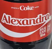 Share A Coke with Alexandra 2025 Personalized Gift Coca Cola Bottle 20oz