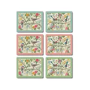 Cinnamon Cork Backed Coasters Set of 6 Satori