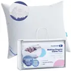 Luxury Goose Feather Down Pillows Standard Size Pack of 1 - Family Made in Ne...