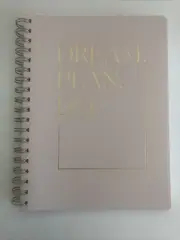 New Fringe Notesmark Pink 192 Lined Pages Dream Plan Do 10 x 7 Inch Notebook