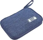 Electronic Organizer Travel Case Durable Charging Cable Organizer Tech Bag for Travel Office and School Portable Storage Pouch for Accessories Headphones and Cords