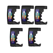 5Pcs Digital Battery Tester LCD Display AA/AAA/9V/1.5V Button Cell Battery8550