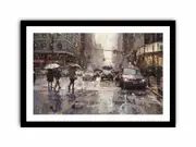 Streetscape Framed print Art Poster