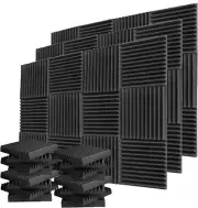 YDHTDLHC 24 Pack Acoustic Panels Studio Foam 12"X12" X1" Sound-Proof