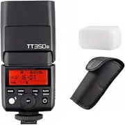 Godox TT350S Flash for Sony Camera 2.4G HSS 1/8000s TTL Wireless Compact Speedlite Flash for Sony A7III A7IV A7R A7S A7 A7-II A7-III A7R-II A7R-III A6400 A6300 A6000 Mirrorless DSLR w/Color Filter