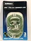 HART Pre-Cut Trimmer Line .080-inch 3 refills For Bump-Feed string Trimmers
