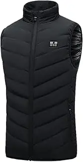 [Generic] Unisex Heated Vest Electric Heating Warm Coat Winter Warm Coat Lightweight Fleece Heated Coat for Women and Men