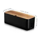 Cable Management Box Storage Case Cable Organizer Cord Wire Socket Safety Tidy