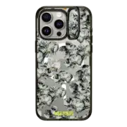 iPhone 15 Pro Max Impact Ring Stand Case MagSafe Compatible AF BLACK FLWRS