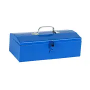 Metal Tool Box Latch Closure Tool Storage Box for Home Garage Workshops