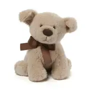Gund Souffle Dog Sitting Brown Puppy Soft Plush Toy
