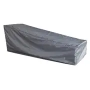 Sunlounger Cover 208 x 76 x 41 / 79cm Sun Cover Weatherproof Garden Cover for Garden Furniture Cover gray
