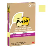 在飛比找蝦皮商城優惠-3M Post-it 利貼 狠黏 環保橫格便條紙 101x1