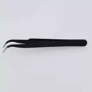 Eyelash Nail Art care Rhinestones Glitter Extension Tweezer Picking Tool Black