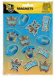 Gold Coast Titans NRL Magnet Sheet * 13 Magnets Per Sheet
