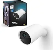 Philips Hue Secure Wireless Smart Home Security Camera, White