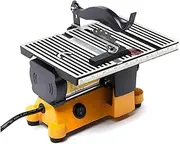 Multifunctional Mini Table Saw, Small Multi-Angle Cutting Machine with 3 Saw Blades, Portable DIY Model Cutting Tool, Cutting Thickness up to 15mm, for DIY Woodworking Metal Plastic Cutting