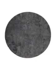 245' Round | Machine Washable Runner Rug | Kid & Pet Friendly | Indoor Rug | Stormy Grey Plush Rug | Ruggable
