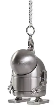 SQUARE ENIX NIER AUTOMATA MACHINE LIFEFORM METAL KEYCHAIN SILVER NEW SEALED U.S.