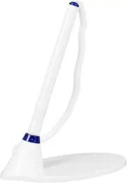 Angoily Sturdy Plastic Counter Pen Stand Cord Sleek Design for Office Bank School Signatures