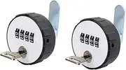 CRILSTYLEO 2pcs Key Cylinder Lock for File Cabinets Material Setup Secure Your Office and Storage for Mailboxes