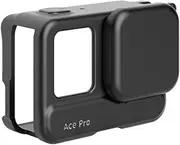 Sports Camera Silicone Case Protective Cover Cage with Lens Cap Compatible with Ace Pro Camera Accessory