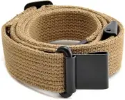 (PACK OF 5) M1 Garand 1903 Two-Point Canvas Web Sling WW2 Hardware-KHAKI