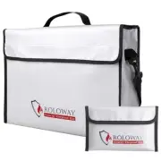 Fireproof Document & Money Bags, Large Fireproof & Water Resistant Bag (15 x ...