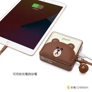 GARMMA LINE FRIENDS PD快充行動電源 經典熊大【魔力電玩】