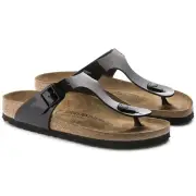 Birkenstock Gizeh BS Black Patent Leather Birko-Flor - EUR 36 - US Women's 5.0