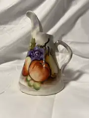 VINTAGE UCAGCO CHINA FRUIT DESIGN OPEN SUGAR & CREAMER MADE IN OCCUPIED JAPAN B5