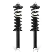 Fit 08-17 Acura TSX Honda Accord Rear Black Struts With Coil Spring Assembly