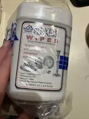 2 PK SMARTHOME Silver Cleaning Polishing Wipes-60 Towelettes Total
