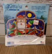 Whimsies by Dimensions Counted Cross Stitch 72741 Santa Claus Christmas Kit NIP