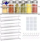 4-Tier Spice Rack Organiser Wall Hanging Spice Shelf Herb Rack Seasoning Organis