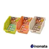 在飛比找遠傳friDay購物優惠-INOMATA 日本製造 野菜收納籃(橘/綠/白 顏色隨機)