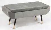 Handmade light grey bed end bench/Entryway Bench 100cm length