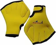 Swimming Gloves Webbed Swim Gloves Warmth Paddle Aquatic Gloves Snorkeling Fins Hand Gloves for Rafting Water Aerobics Adults