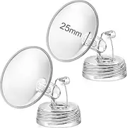 DIFKING 25mm 2 pc Flanges Compatible with Spectra S2 S1 9 Plus Syndergy Gold and Syndergy Gold Portable Breastpumps Replacement to Spectra Pump Parts and Flange 25mm.
