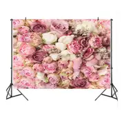 Flowers Art Fashion Studio Photo Photography Backdrop Wall Party Background Decor Painting Backdrop