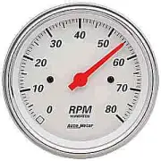 Auto Meter 1390 Arctic White Tachometer